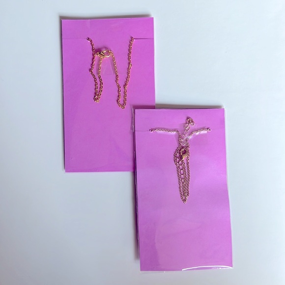 Gold Vintage Necklaces, Made from Repurposed Jewelry - Artisan Items - Picture 2 of 2